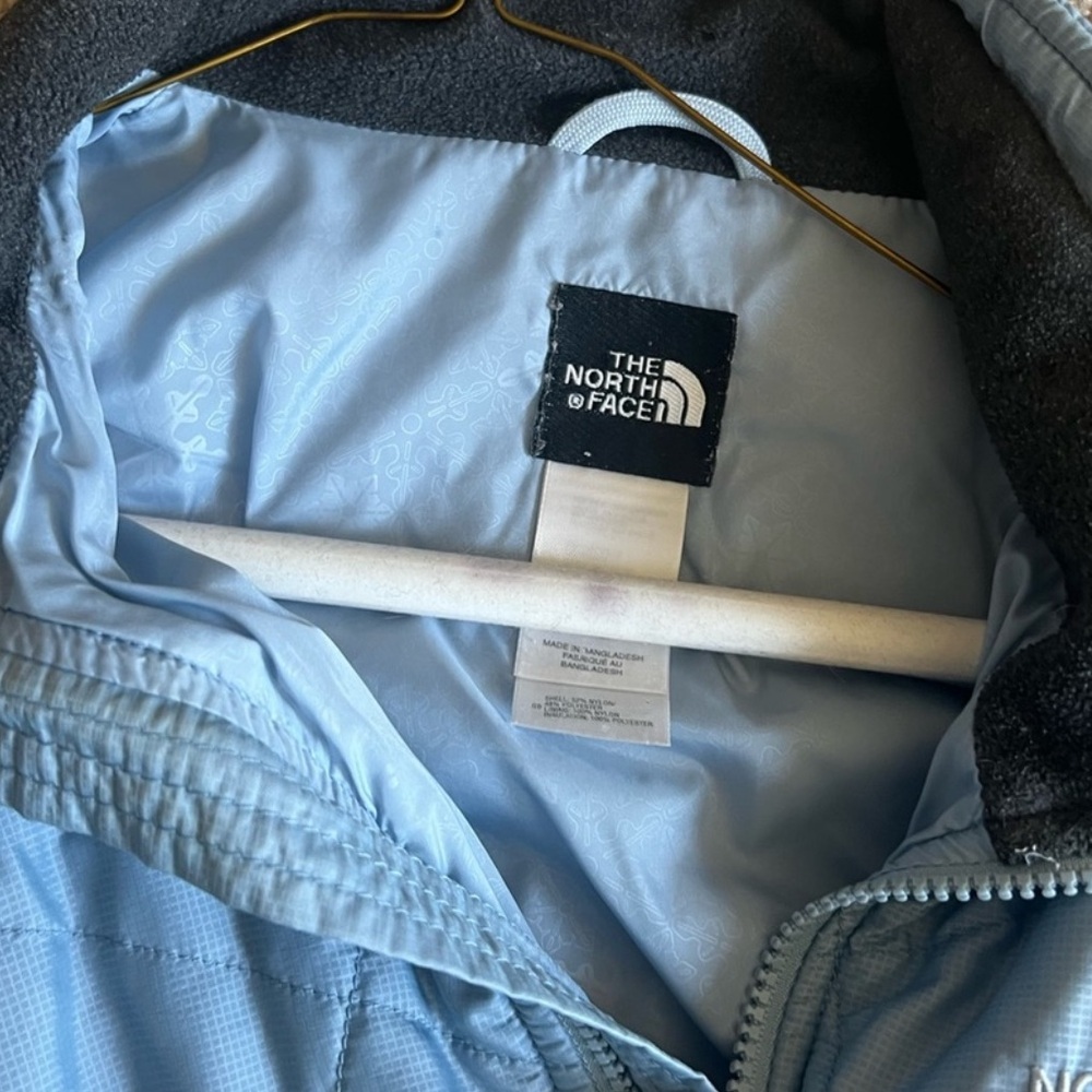 The North Face Women's Light Blue Quilted Jacket - Picture 5 of 7
